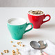 欧式彩色咖啡杯 陶瓷拿铁咖啡杯 早餐牛奶杯