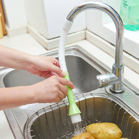 水龙头厨房节水器清洁刷自来水花洒头