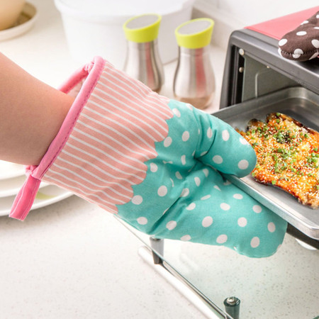 微波炉烤箱隔热手套 加厚耐高温烘焙专用防烫隔热手套