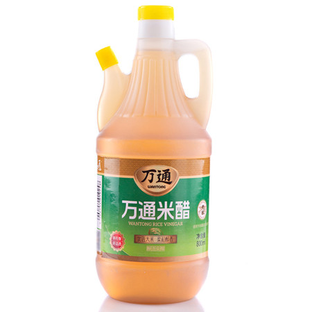 万通 酿造米醋800ml/瓶装 凉拌烹饪香醋饺子醋中华老字号