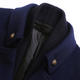 木笛/MUDI 新款时尚纯色军装款男装羊毛呢子保暖大衣中长款单排扣时装MDYM15C9853