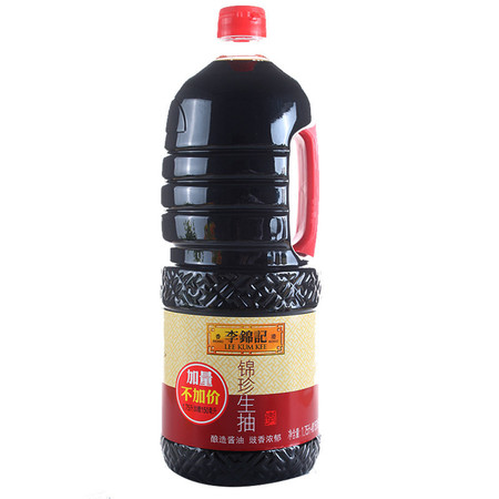 李锦记酱油 锦珍生抽1900ml  加量不加价 可凉拌 炒菜等图片