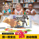 60张幼儿园宝宝早教认知动物3D卡片智能有声识字3-6周岁儿童玩具
