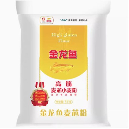 金龙鱼 高筋麦芯小麦粉5kg*5袋 lw