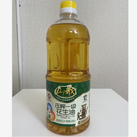 山歌 压榨一级花生油1L/桶