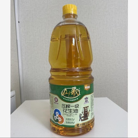 山歌 压榨一级花生油1.8L/桶