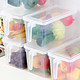 创意冰箱保鲜收纳盒塑料大号密封盒长方形有盖保鲜盒储物绿豆黄豆