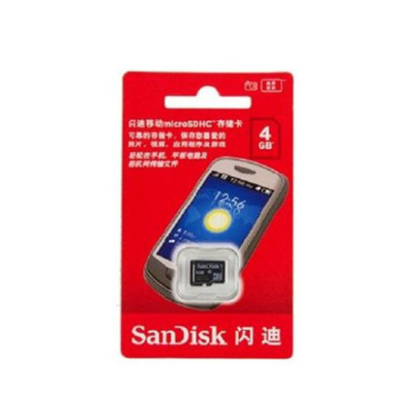 闪迪SanDisk  4G micro存储卡 class6内存卡 TF卡