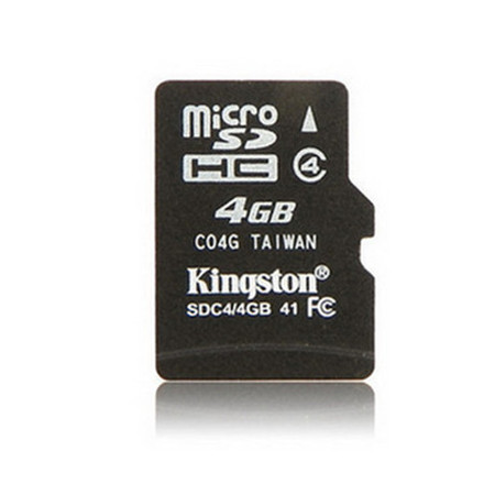 金士顿 4G 手机内存卡 TF卡存储卡 Micro SD卡储存