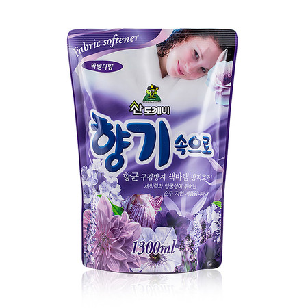 韩国Sandokkaebi衣物柔顺剂 薰衣草香1300ml