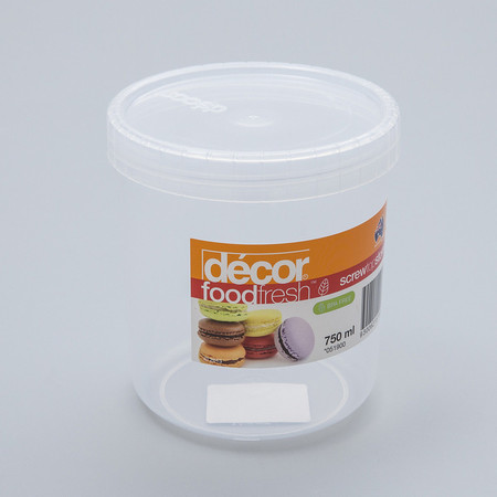 澳大利亚原产decor 食物保鲜系列螺旋盖食物容纳盒750ML