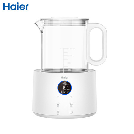 海尔/Haier 恒温水壶 婴儿调奶器 多功能冲泡奶粉电热水壶 温奶暖奶器家用图片