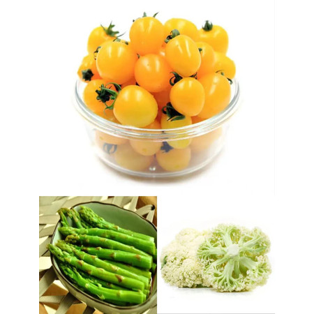 蔬菜礼包 花菜2斤+芦笋2斤+1斤小番茄图片