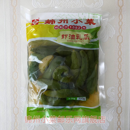 工农锦州牌锦州小菜 袋装虾油乳瓜 300G