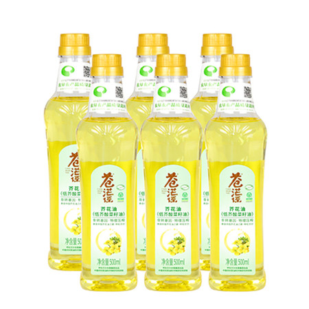 苍茫谣芥花油 500ml*6组合装