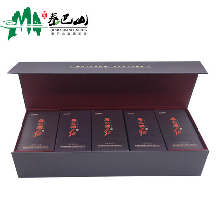 秦巴山富硒茶秦巴硒红20g×5盒/条图片