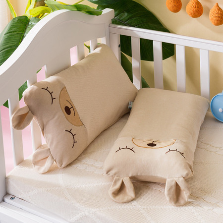 多米兔 彩棉熊宝枕儿童枕 婴儿枕芯图片