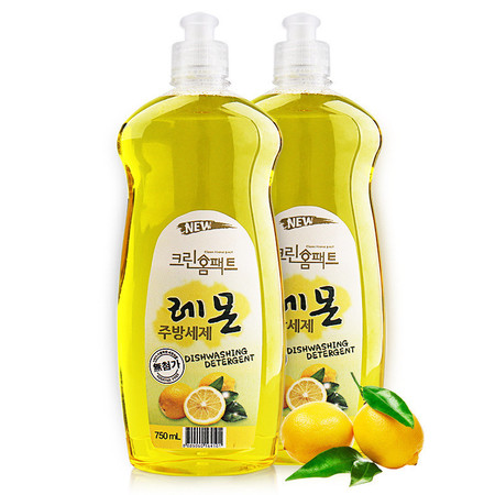 虹克林畔 韩国原装进口柠檬香洗洁精 750mL