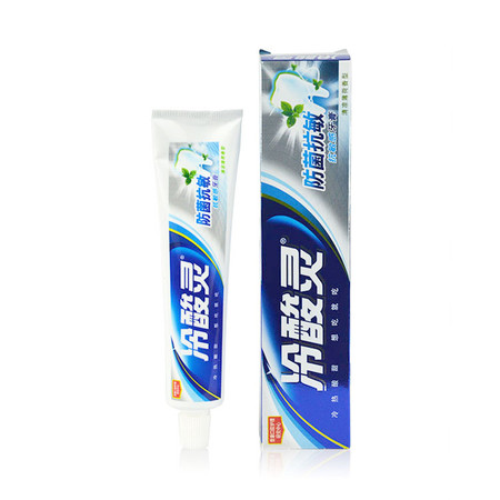 冷酸灵防菌抗敏感牙膏110g清凉薄荷香型口腔护理防出血图片