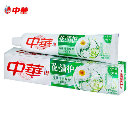 中华花清护牙膏-牙龈舒爽90g图片