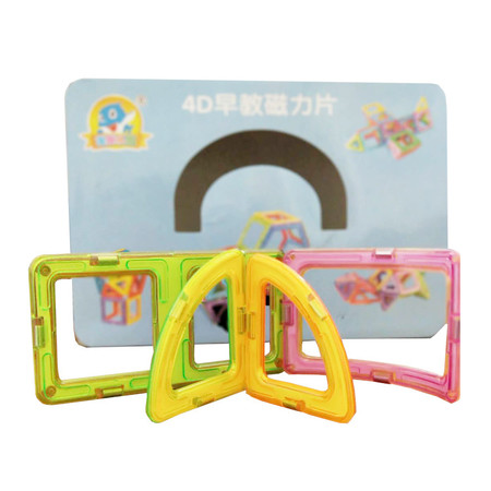 包邮 磁力片积木儿童玩具吸铁石磁铁益智拼装 字母贴纸