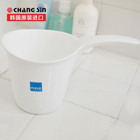 Changsin韩国进口卫浴长柄水勺舀水瓢 儿童洗澡加深水勺