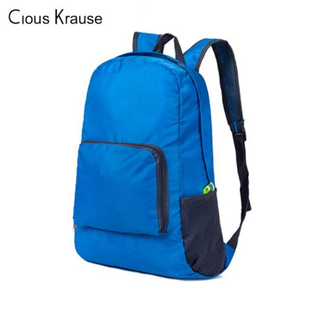ClousKrause防水速干折叠双肩包CK-003 蓝色、灰色、红色多色可选图片
