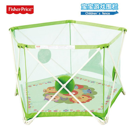 费雪（FisherPrice） 婴儿学步护栏儿童安全防护栏幼儿动物认知布艺底垫0-3岁 F0314