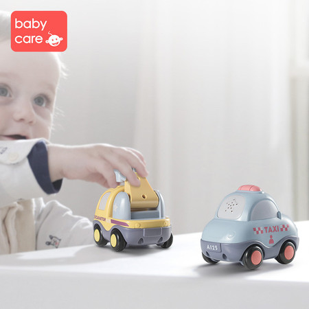 babycare儿童玩具车模型工程车男孩惯性小汽车1-3岁宝宝早教益智玩具手推车交通款7102工程图片