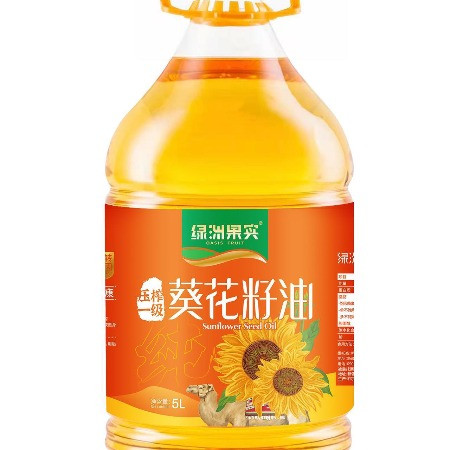 绿洲果实 压榨一级 葵花籽油5L