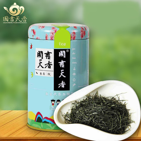 国书天香 雨花茶50g 绿茶 南京茶叶 明前茶叶 春茶茶 嫩芽