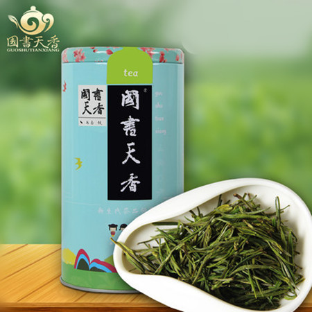 国书天香 珍稀白茶100g 安吉原产 茶叶 雨前罐装茶叶绿茶图片