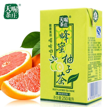 【天喔】蜂蜜柚子茶250mlx16盒 饮料整箱批发果味饮料图片