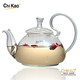 奇高（Chikao glass） 奇高800ML玻璃茶壶风采逸仙壶花茶壶电陶炉大容量泡茶水壶