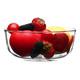 UNION泰国进口玻璃碗沙拉碗方便面泡面碗水果碗玻璃碗汤碗水果沙拉面汤饭碗甜品碗1只装615ML