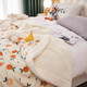 雅乐巢/GAGKUNEST 毛毯被子加厚保暖珊瑚法兰绒冬季盖毯子沙发空调床上用单人羊羔绒印花毛毯