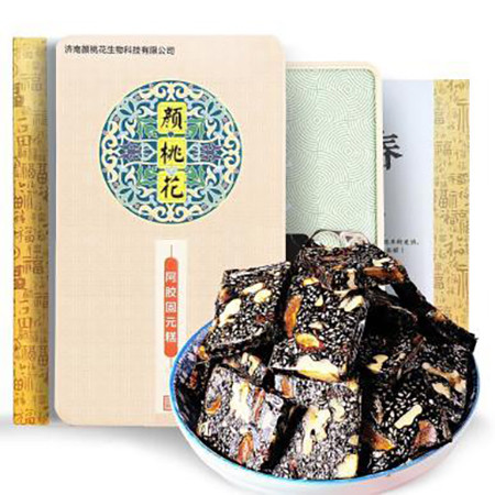 颜桃花   青春文艺系列 蜂蜜红枣阿胶糕220g 味美养颜健康