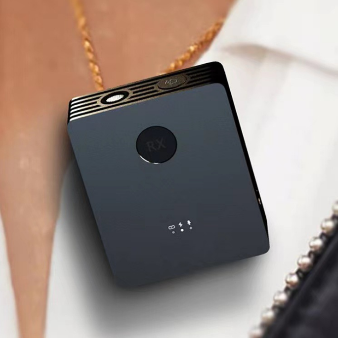 新款无线领夹麦克风支持手机电脑相机直播录制VLOG视频的迷你话筒
