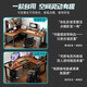 MANOY YUHOUSE 电脑桌台式转角电竞双人家用书桌书架组合卧室写字台L型办公桌子