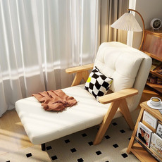 MANOY YUHOUSE 折叠沙发床两用小户型客厅家用简约午睡懒人沙发单人午休躺椅