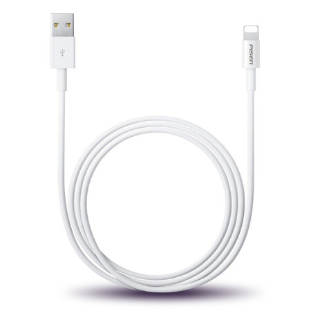 【湖南馆】品胜 苹果数据/充电线 1.5米 白色 适用于苹果手机