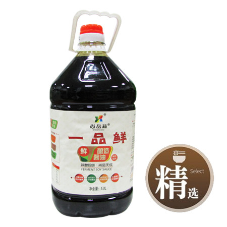 【邮选七台河直营】尚品菽 一品鲜酱油5L/桶图片