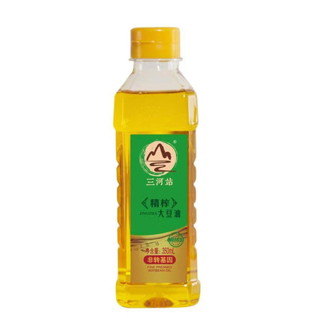 桦甸试用装（非转基因精榨三级大豆油350ML）