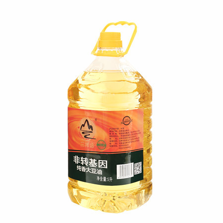 桦甸福利非转基因精榨三级大豆油5L