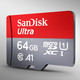 闪迪/SANDISK TF卡 64GB读速98MB/s至尊高速移动MicroSDHC存储卡