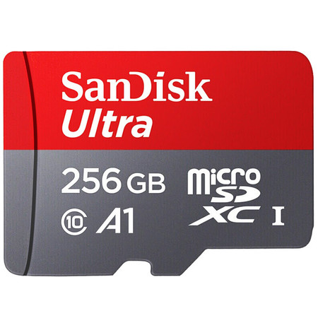 闪迪/SANDISK TF卡 256GB读速98MB/s至尊高速移动MicroSDHC存储卡