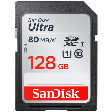 闪迪/SANDISK SD卡 128GB 读速80MB/s 至尊高速SDHC UHS-I存储卡图片