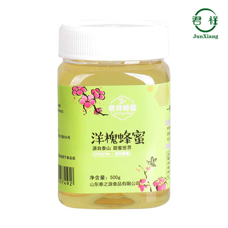 君祥 洋槐蜜刺槐蜜蜂蜜天然农家自产自销500g