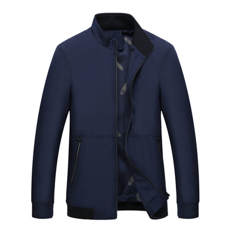 博纳罗蒂   春季新品商务休闲男装外套薄款中年男式夹克立领修身夹克1708图片