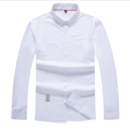 博纳罗蒂   秋季新款男式大码衬衫休闲宽松长袖衬衫加大码	9710